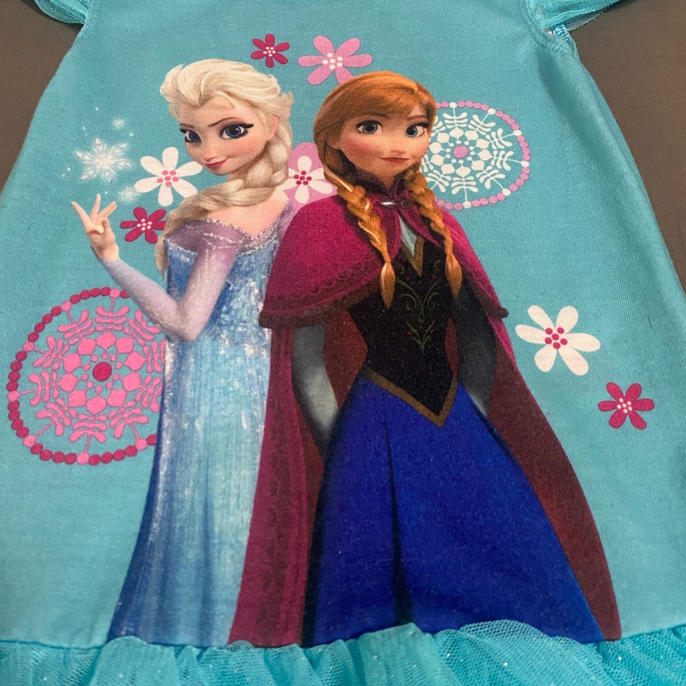 Little Girls Tutu Dress Disney Frozen